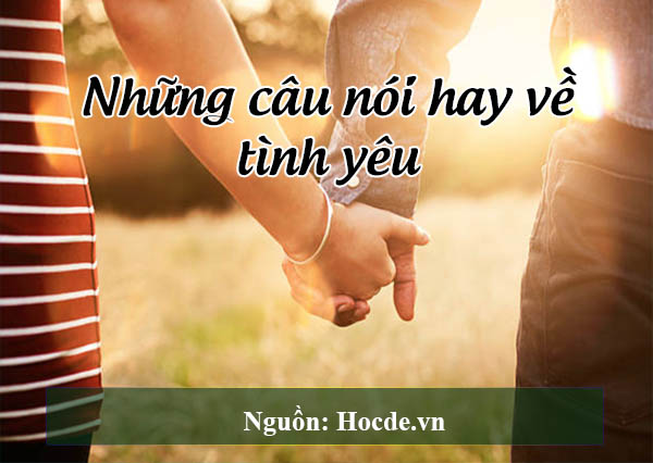 [Tuyển Chọn] Những câu nói hay về tình yêu được chia sẽ nhiều