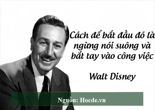 câu nói của Walt Disney
