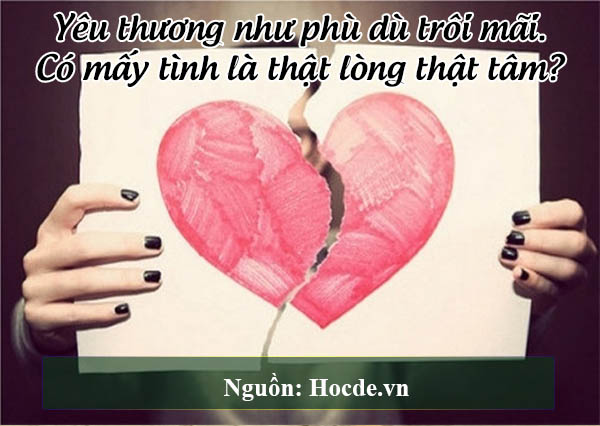 câu nói hay về tình yêu tan vỡ
