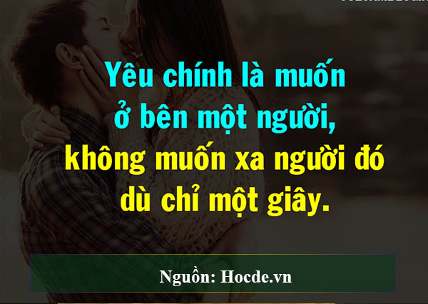 câu nói hay về tình yêu