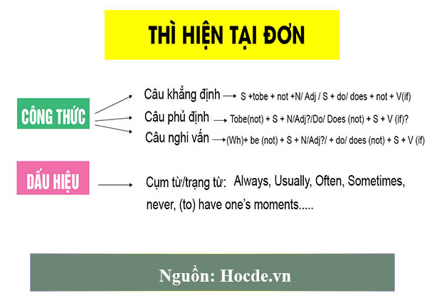 thì hiện tại đơn