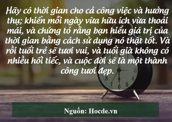 câu nói hay về thời gian 2