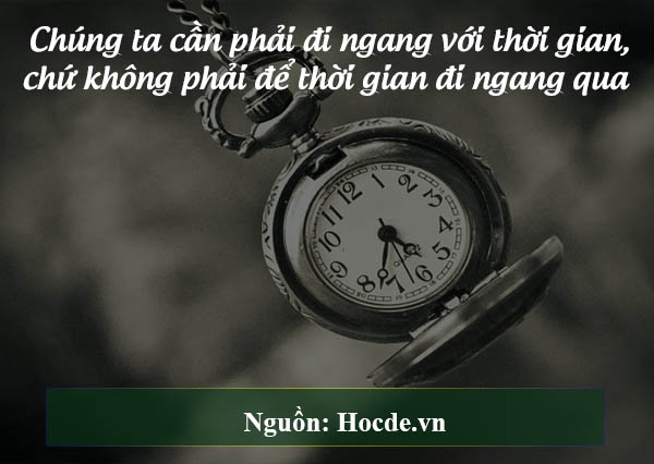 câu nói hay về thời gian 9