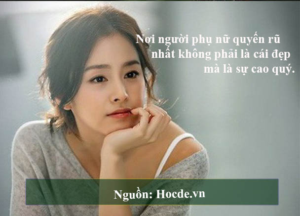 những câu nói hay về phụ nữ thông minh 