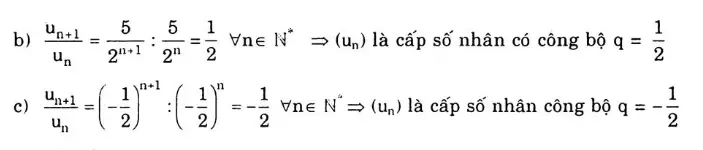 Bài tập về cấp số nhân