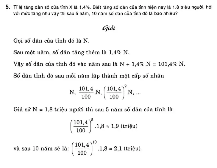 Bài tập về cấp số nhân