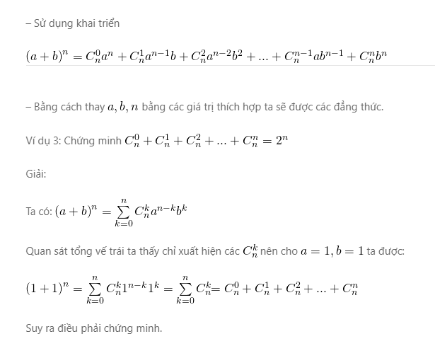 Bài toán tính tổng, chứng minh đẳng thức