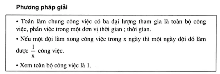 Dạng toán làm chung công việc pp