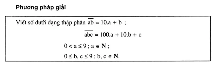 Dạng toán liên quan đến chữ số 