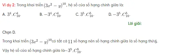 Tìm số hạng thứ k trong khai triển nhị thức Newton