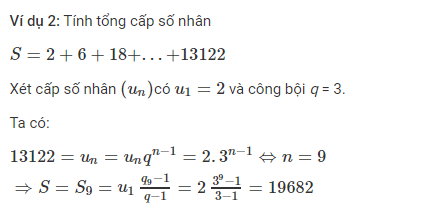 Ví dụ về tổng của cấp số nhân lùi vô hạn 1Ví dụ về tổng của cấp số nhân lùi vô hạn 1